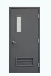 Accial yong'in shisha bilan eshik bilan