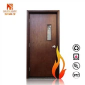 Yong'in chiqindilari yog'ochga kirish Eshiklar